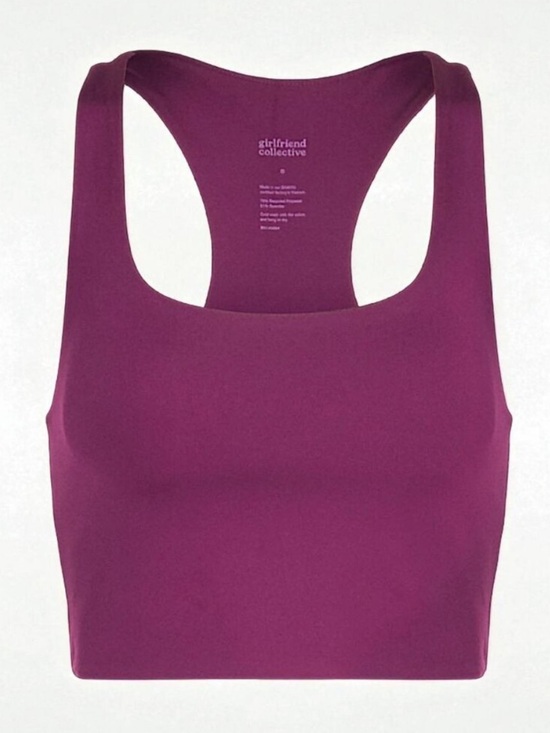 girlfriend collective Other - girlfriend collective Paloma Racerback Sports Bra in Plum